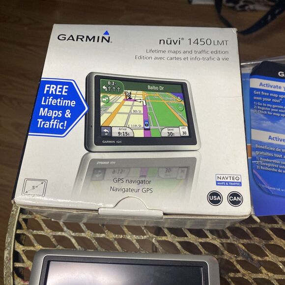 Garmin nuvi 1450LMT 5-Inch Portable GPS Navigator with Lifetime Map & Traffic - Picture 2 of 9